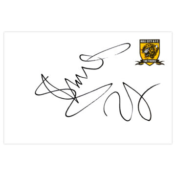 Ahmed Elmohamady Signed White Card - Hull City Icon