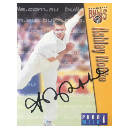 Ashley Noffke Signed Trading Card - Queensland Bulls Autograph