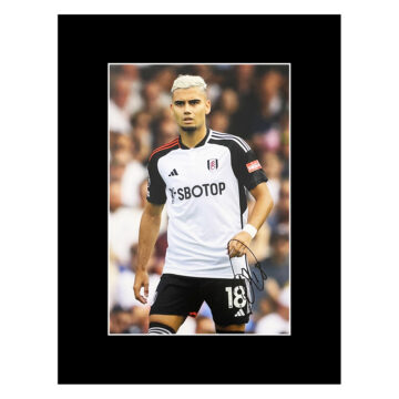 Autograph Andreas Pereira Photo Display 16x12 - Fulham FC Icon