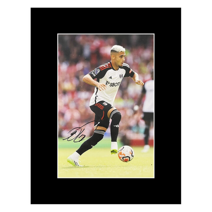 Autograph Andreas Pereira Photo Display 16x12 - Fulham Icon