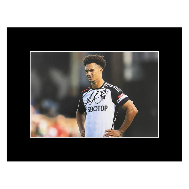 Autograph Antonee Robinson Photo Display 16x12 - Fulham Football Club