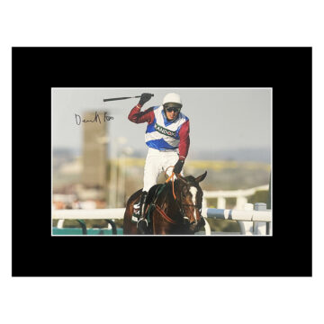 Autograph Derek Fox Photo Display 16x12 - Horse Racing Icon