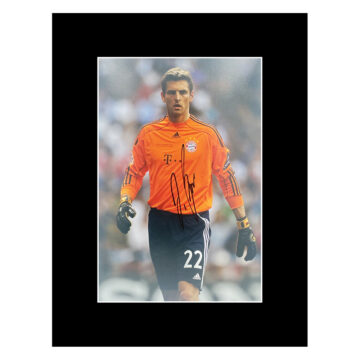 Autograph Hans-Jorg Butt Photo Display 16x12 - Bayern Munich Icon