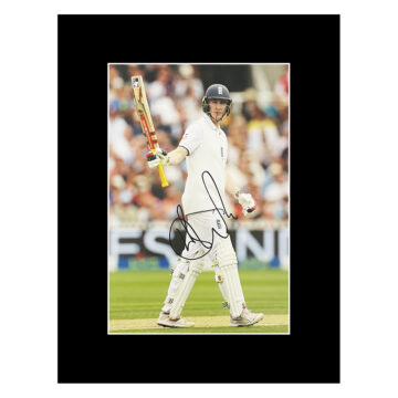 Autograph Harry Brook Photo Display 16x12 - England Cricket Icon