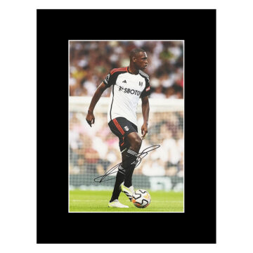 Autograph Issa Diop Photo Display 16x12 - Fulham FC Icon