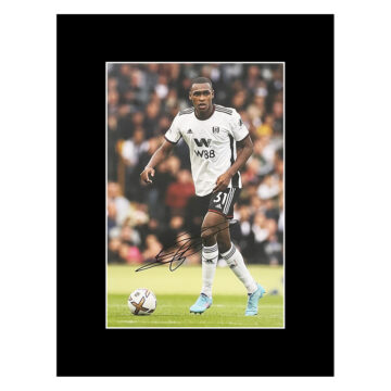 Autograph Issa Diop Photo Display 16x12 - Fulham Icon