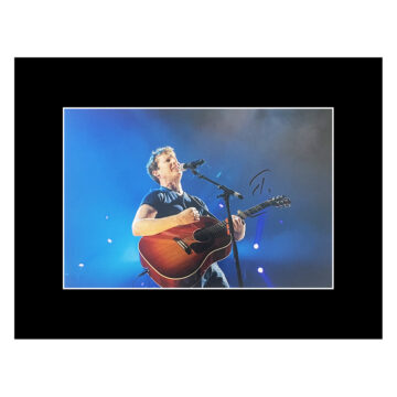 Autograph James Blunt Photo Display 16x12 - Music Icon