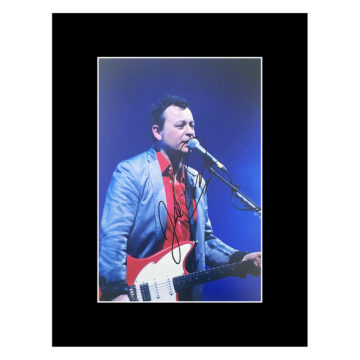 Autograph James Dean Bradfield Photo Display 16x12 - Music Icon