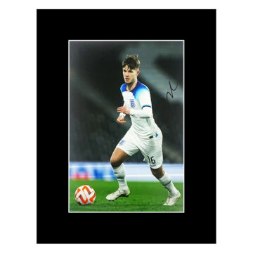 Autograph James McAtee Photo Display 16x12 - England Icon