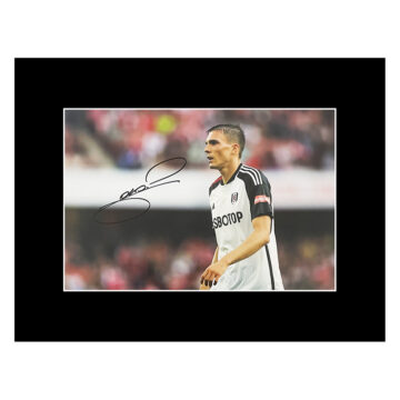 Autograph Joao Palhinha Photo Display - 16x12 Fulham FC Icon