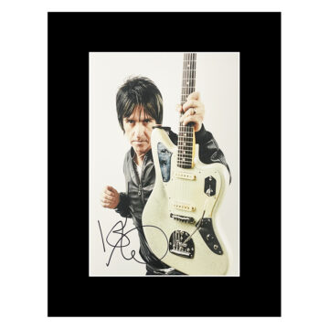 Autograph Johnny Marr Photo Display 16x12 - Music Icon