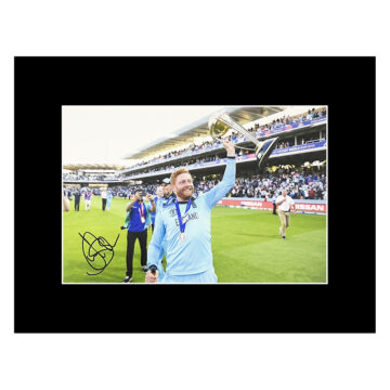 Autograph Jonny Bairstow Photo Display 16x12 - CWC Winner 2019