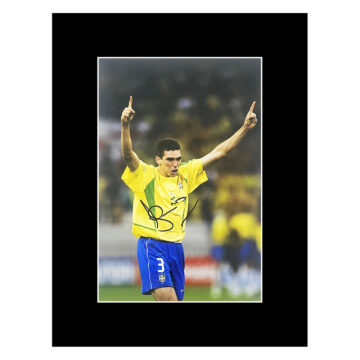 Autograph Lucio Photo Display 16x12 - Brazil Icon