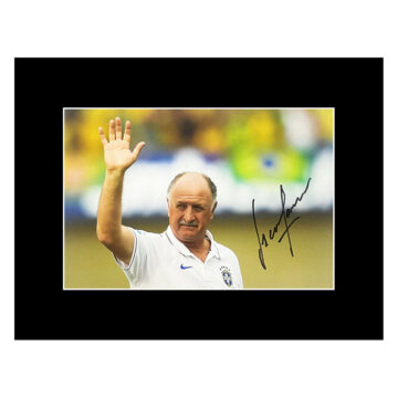 Autograph Luiz Felipe Scolari Photo Display 16x12 - Brazil Icon