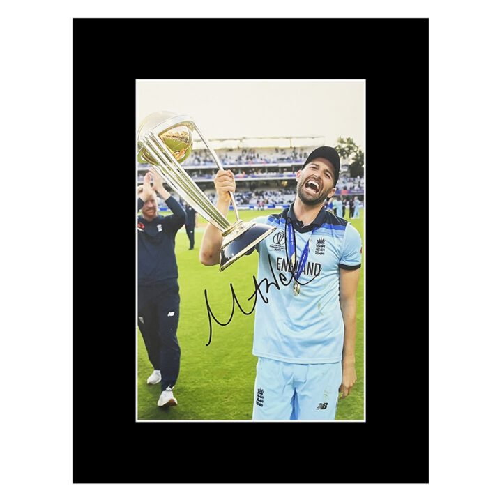 Autograph Mark Wood Photo Display 16x12 - CWC Winner 2019