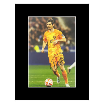 Autograph Marten de Roon Photo Display 16x12 - Holland Icon