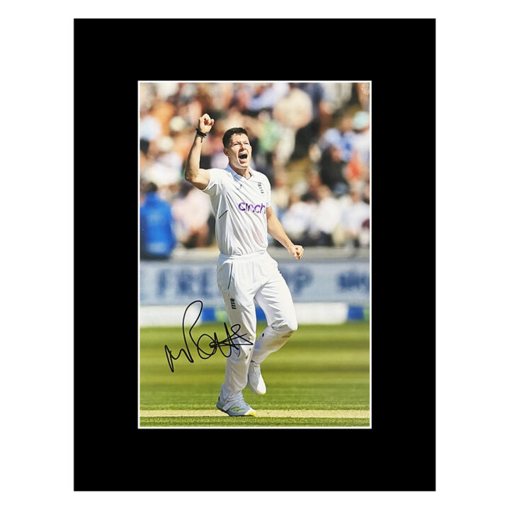 Autograph Matthew Potts Photo Display 16x12 - England Icon