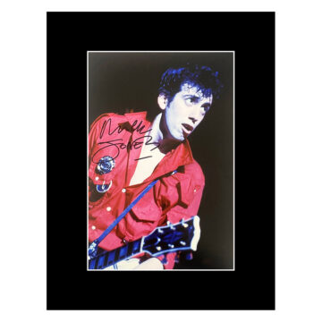 Autograph Mick Jones Photo Display 16x12 - Music Icon