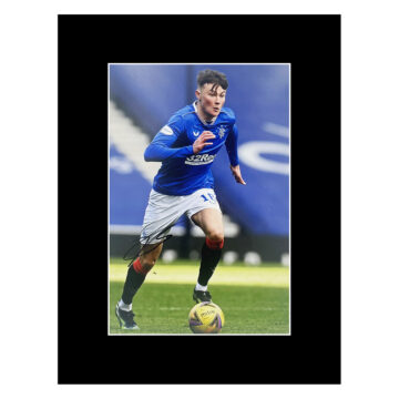 Autograph Nathan Patterson Photo Display 16x12 - Glasgow Rangers Icon