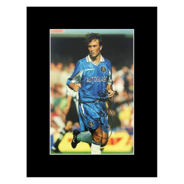 Autograph Pierluigi Casiraghi Photo Display 16x12 - Chelsea Icon