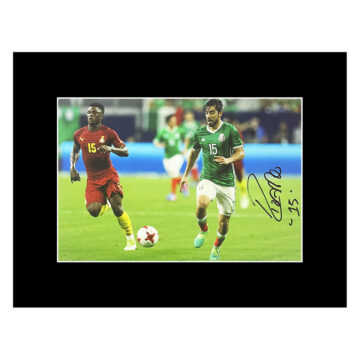 Autograph Rodolfo Pizarro Photo Display 16x12 - Mexico Icon