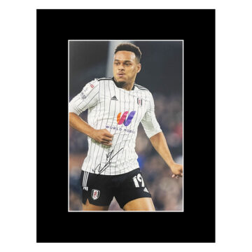 Autograph Rodrigo Muniz Photo Display 16x12 - Fulham Football Club