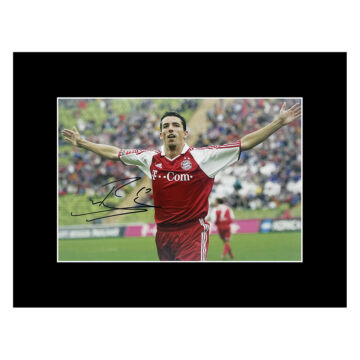 Autograph Roy Makaay Photo Display 16x12 - Bayern Munich Icon