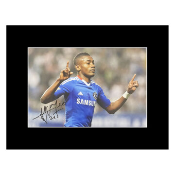 Autograph Salomon Kalou Photo Display 16x12 - Chelsea FC