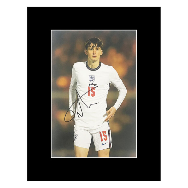 Autograph Tyler Morton Photo Display 16x12 - England Icon