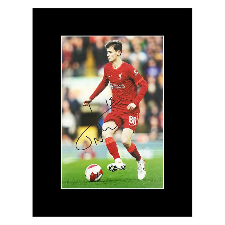 Autograph Tyler Morton Photo Display 16x12 - Liverpool FC Icon