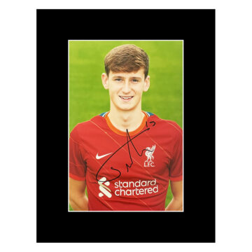 Autograph Tyler Morton Photo Display 16x12 - Liverpool Icon