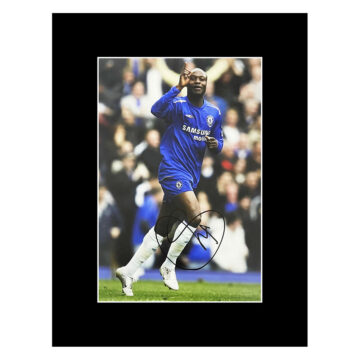 Autograph William Gallas Photo Display 16x12 - Chelsea Icon