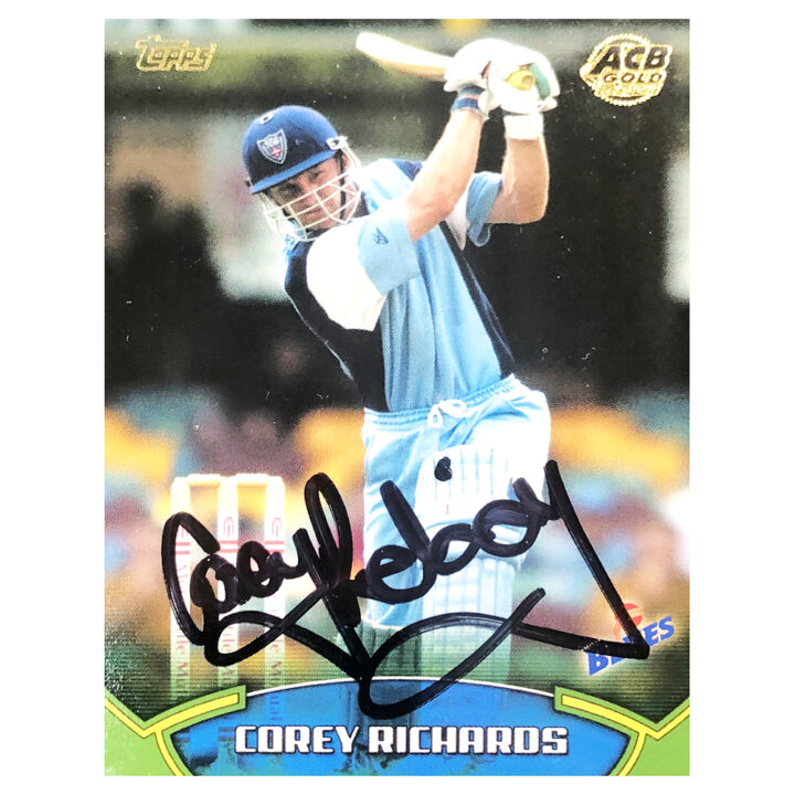 Corey Richards Signed Trading Card - NSW Blues Topps