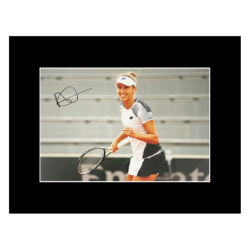 Elise Mertens Autograph Photo Display 16x12 - Tennis Icon