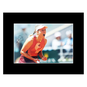 Elise Mertens Signed Photo Display 16x12 - Tennis Icon