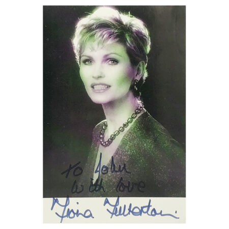 Fiona Fullerton Signed Photo - Dedicated to John