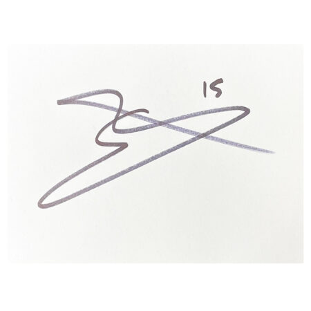 Grant Hall Signed White Card - QPR Icon Autograph