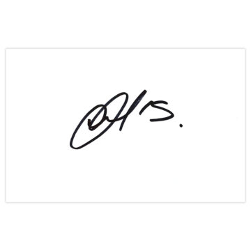 Greg Halford Signed White Card - Nottingham Forest Autograph