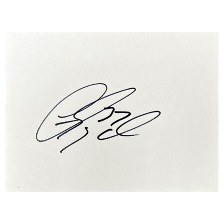 Signed George Boyd White Card - Burnley Autograph