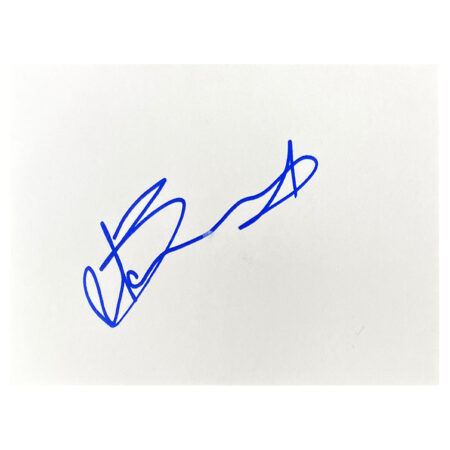 Signed Stephen Ireland White Card - Manchester City Autograph