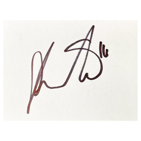 Signed Samir Carruthers White Card - MK Dons Autograph