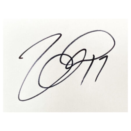 Signed Zak Whitbread White Card - Millwall Autograph