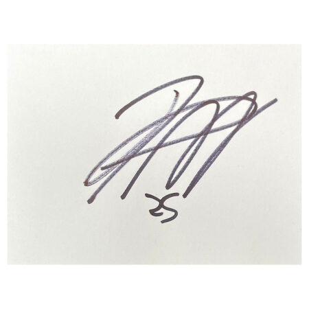 Signed Paulo Gazzaniga White Card - Tottenham Hotspur Autograph