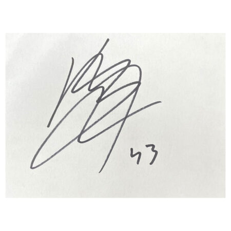 Signed Kevin Mbabu White Card - Switzerland Autograph