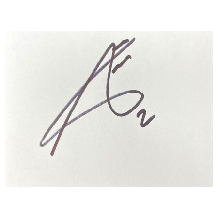 Signed Jordi Amat White Card - Swansea City Autograph