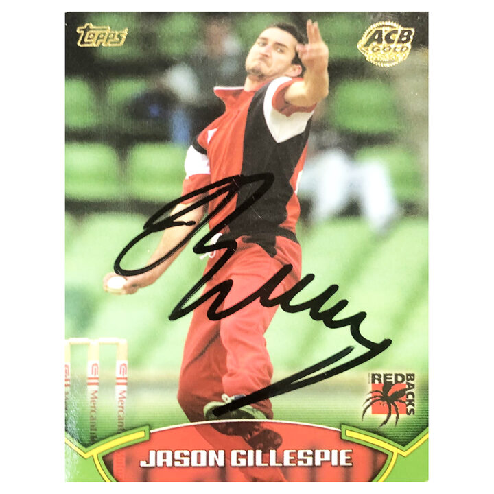 Jason Gillespie Signed Trading Card - West End Redbacks Topps