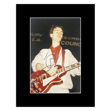 Johnny Marr Autograph Photo Display 16x12 - Music Icon