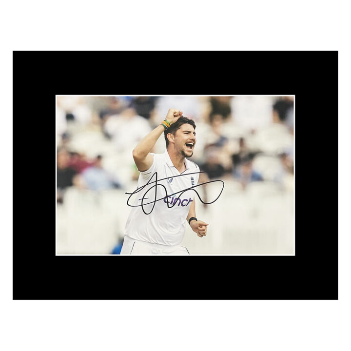 Josh Tongue Autograph Photo Display 16x12 - England Icon