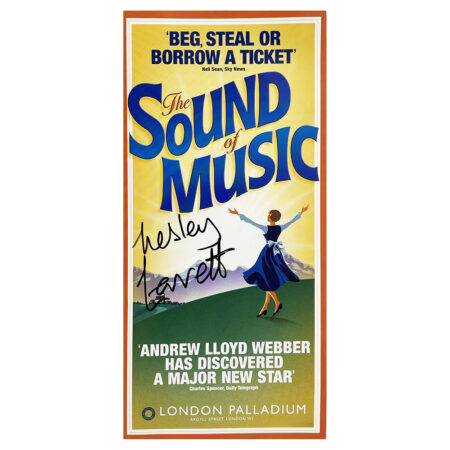 Lesley Garrett Signed Flier - Sound Of Music Autograph