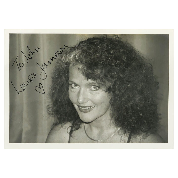 Louise Jameson Signed Photo - Dedicated to John